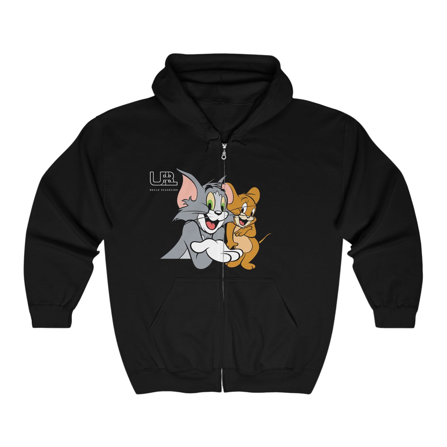 Unisex Heavy Blend™ Full Zip Hooded Sweatshirt Tomi & Jerry