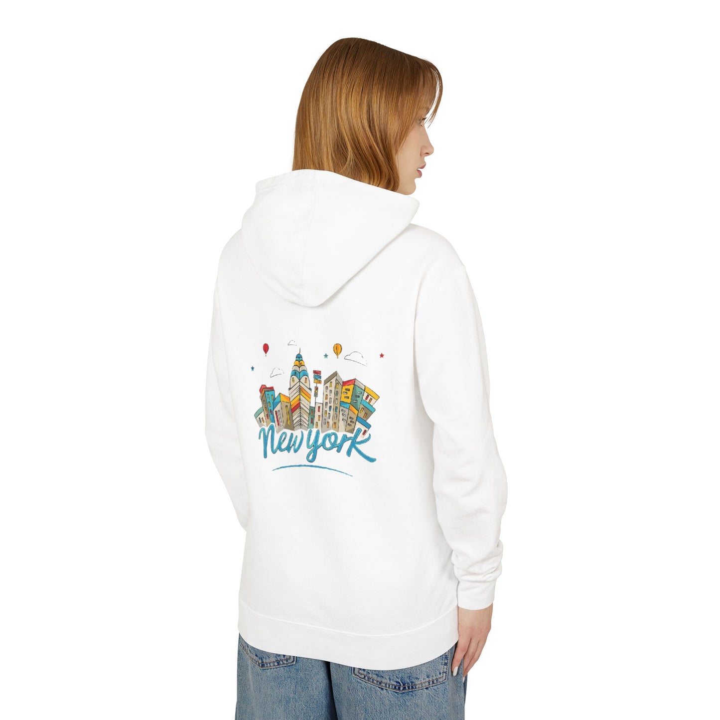 Unisex Lightweight Hooded Sweatshirt