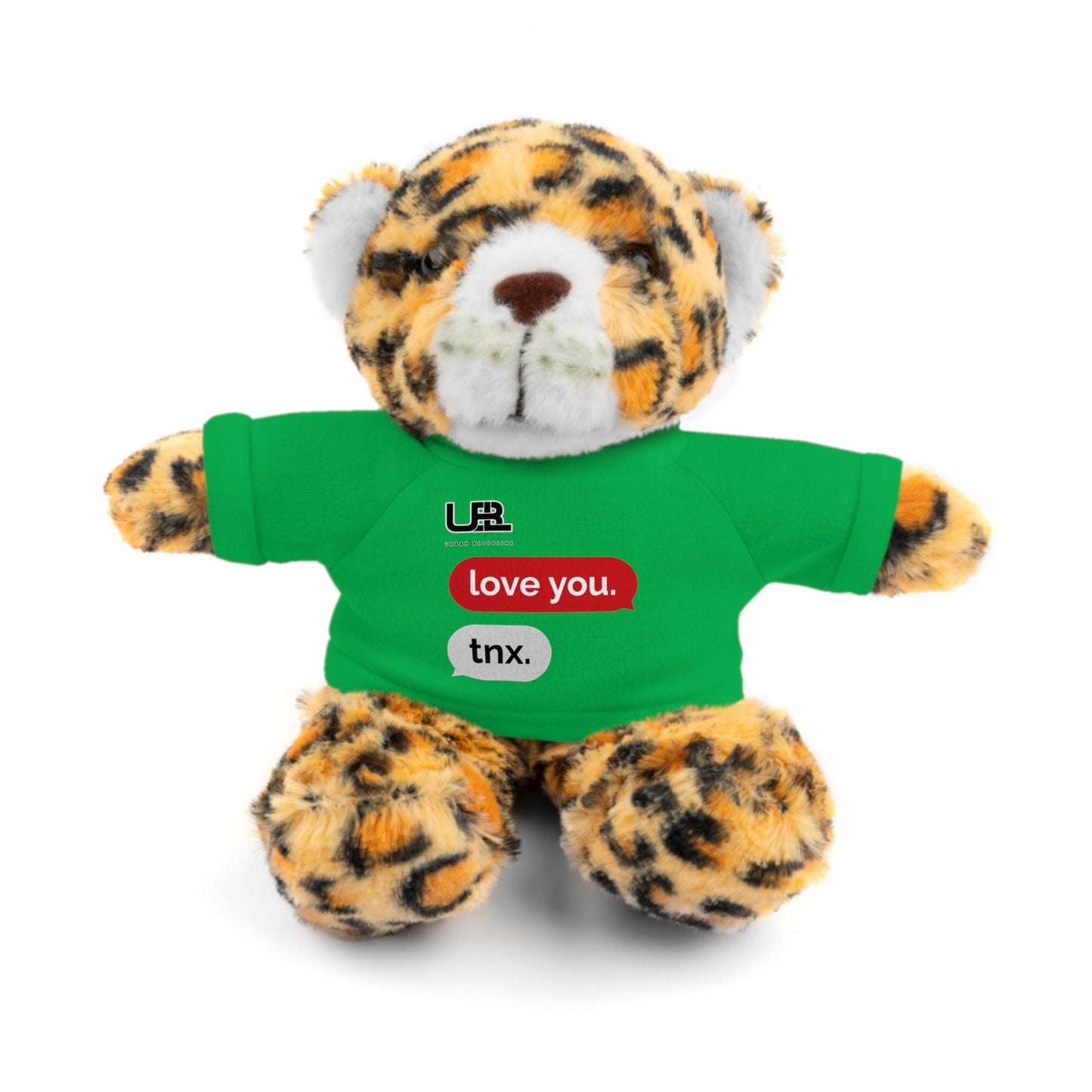 Animaux en peluche avec un tee-shirt 