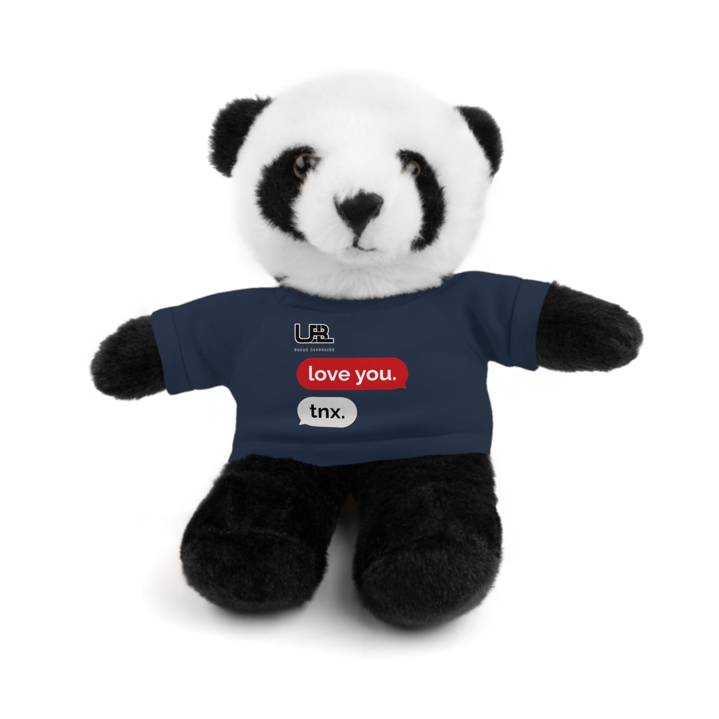 Animaux en peluche avec un tee-shirt 